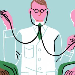 Doctor and patient wallpaper