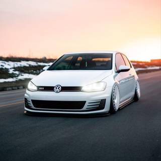 Bagged cars wallpaper