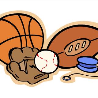 Sports equipment wallpaper