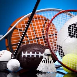 Sports equipment wallpaper