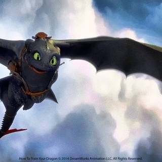 Stitch Toothless desktop wallpaper