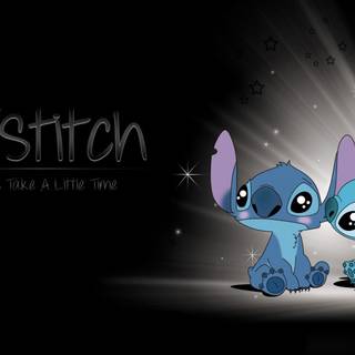 Stitch Toothless desktop wallpaper