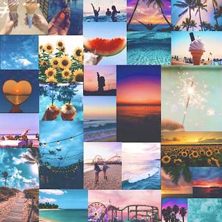 Preppy summer time wallpaper