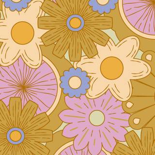 Spring vintage phone wallpaper