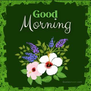 Spring good morning wallpaper