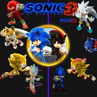 Sonic 3 2024 wallpaper