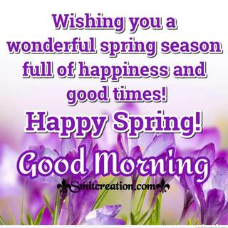 Spring good morning wallpaper