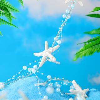 Summer party lights wallpaper