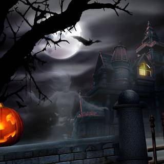 Halloween ghost HD wallpaper