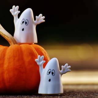 Halloween ghost HD wallpaper