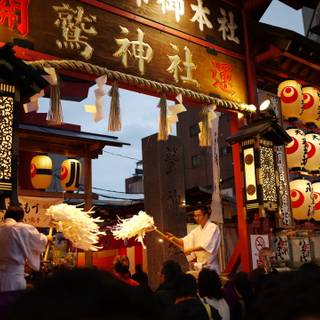 Japanese summer festival night wallpaper