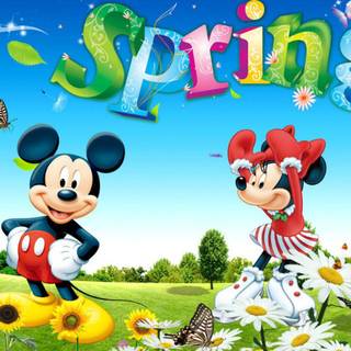 Disney spring desktop wallpaper