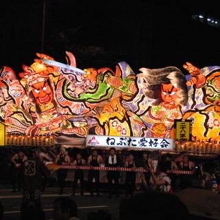 Japanese summer festival night wallpaper