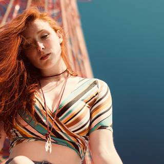 Summer portrait 4k wallpaper