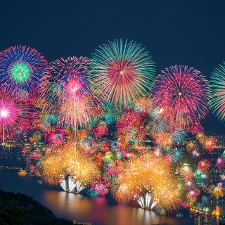 Japanese summer festival night wallpaper