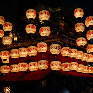 Japanese summer festival night wallpaper