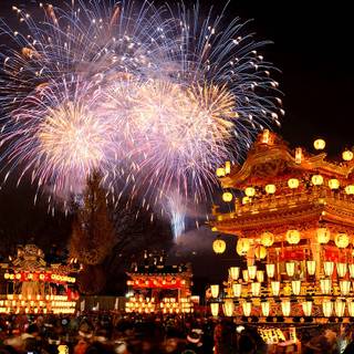 Japanese summer festival night wallpaper