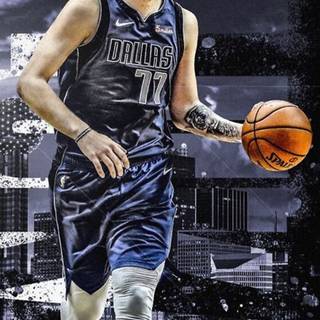 Luka Doncic 2023 iPhone wallpaper