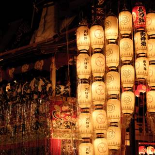 Japanese summer festival night wallpaper