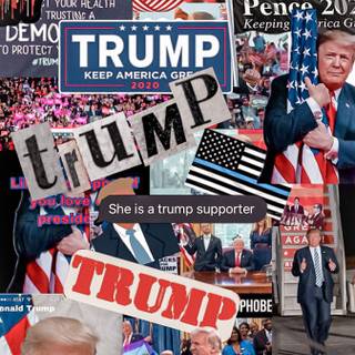 Trump 2024 aesthetic wallpaper