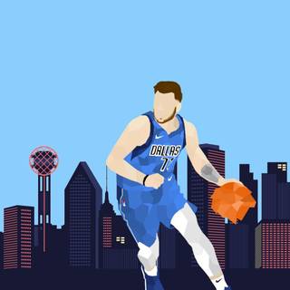 Luka Doncic 2023 iPhone wallpaper