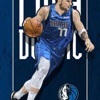 Luka Doncic 2023 iPhone wallpaper