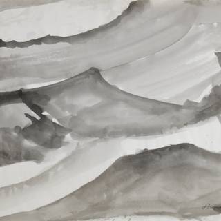 Ink wash painting wallpaper