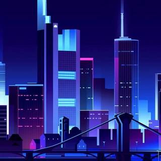 4k phone city wallpaper