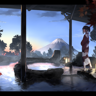 Spring anime PC wallpaper