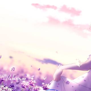 Spring anime PC wallpaper