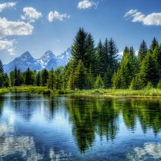 Spring Teton National Park wallpaper