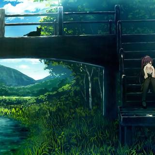 River anime wallpaper