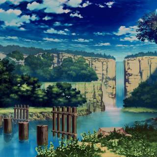 River anime wallpaper