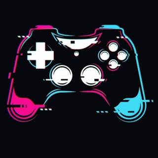 Neon controller wallpaper
