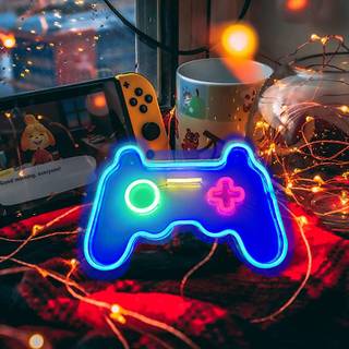 Neon controller wallpaper