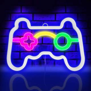 Neon controller wallpaper