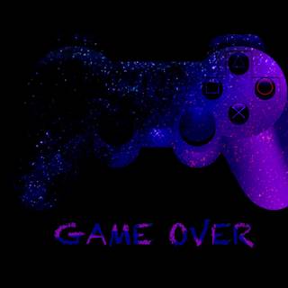 Neon controller wallpaper