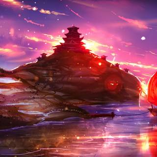 River anime wallpaper