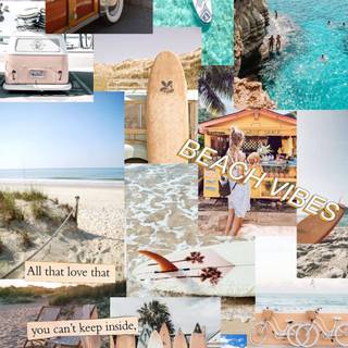 Summer vibes beach wallpaper