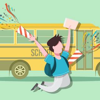 Last day of school summer wallpaper