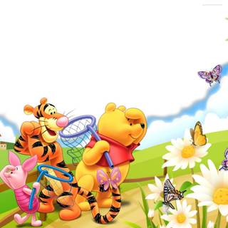 Desktop cartoon spring wallpaper