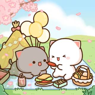 Desktop cartoon spring wallpaper