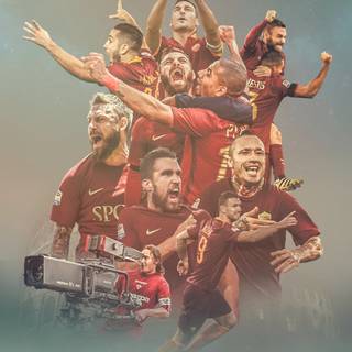 AS Roma 2023 wallpaper