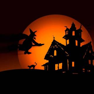 Halloween witchy desktop wallpaper