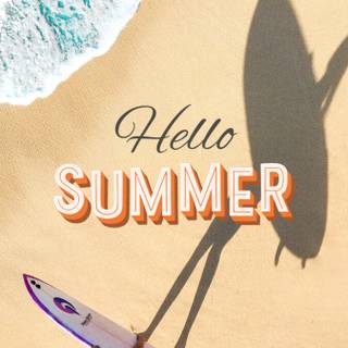 Vibrant summer aesthetic wallpaper