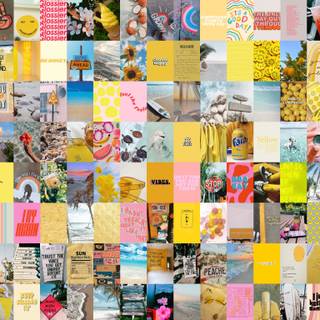 Vibrant summer aesthetic wallpaper