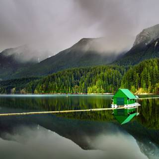 Cabin summer wallpaper