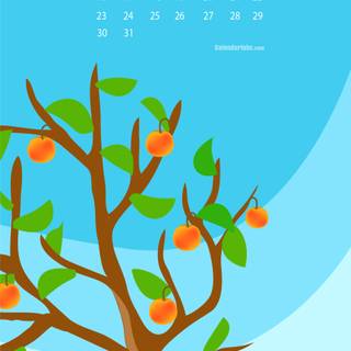 July 2023 calendar wallpaper