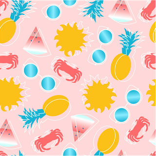 Pattern summer wallpaper