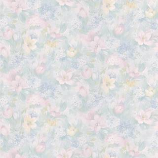 Pastel flowers spring wallpaper